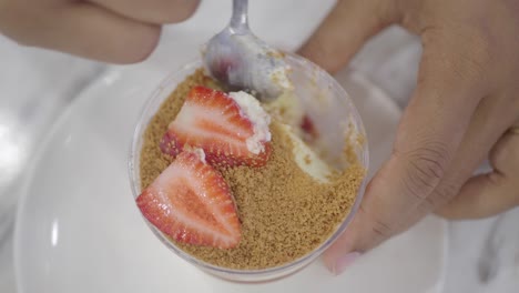 strawberry parfait