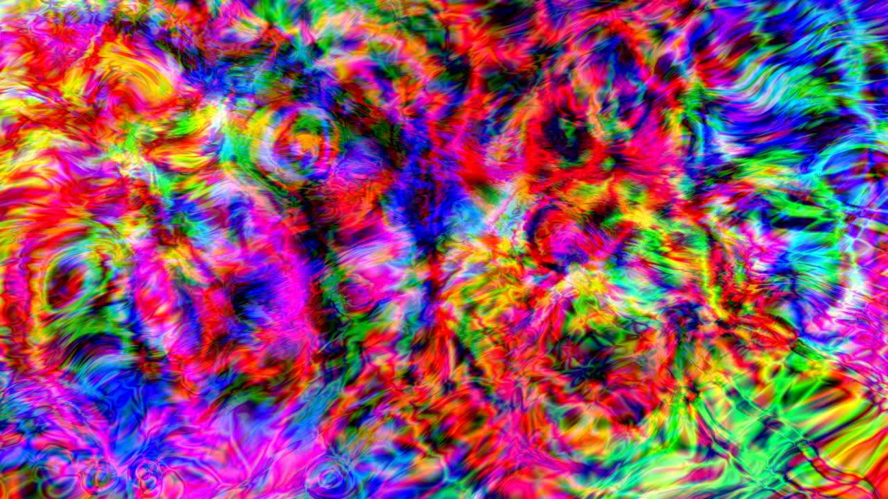 arte psicodélico abstracto. fondo de renderización en 3d