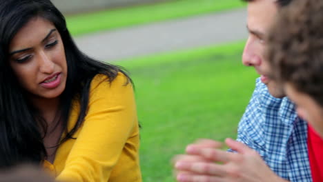 Students-chatting-together-on-the-lawn