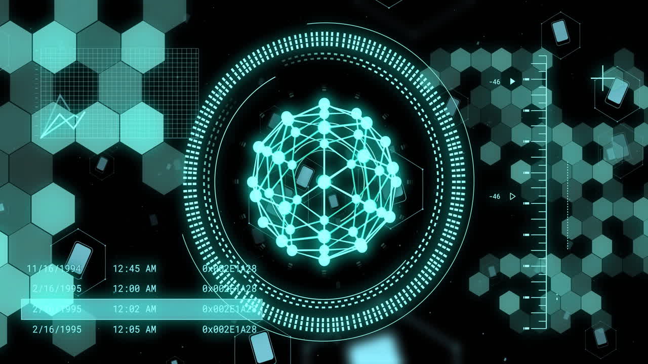 검은 바탕에 대한 스 ⁇ 과 과학 데이터 처리의 애니메이션