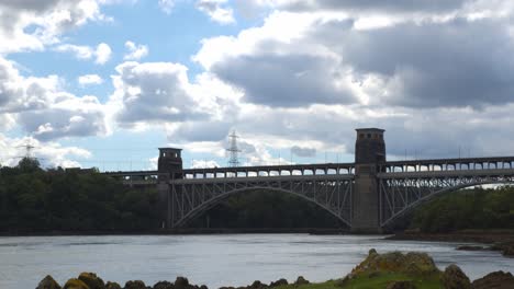 cloud timelapse over britannia bridge, anglesey, north wales