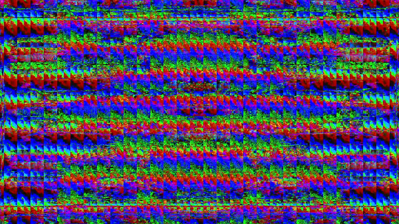 Hypnotizing bad tv imitation light leak holographic background