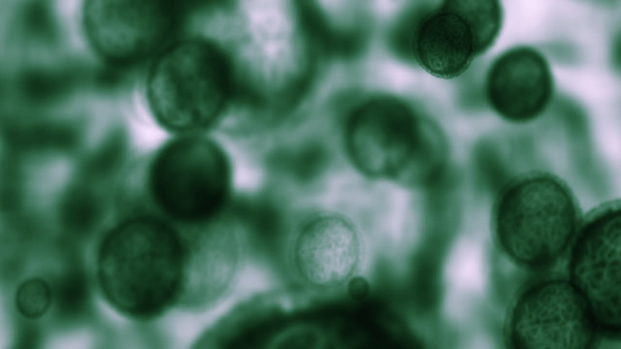 microscopio de bacterias de virus, ciencias de las moléculas