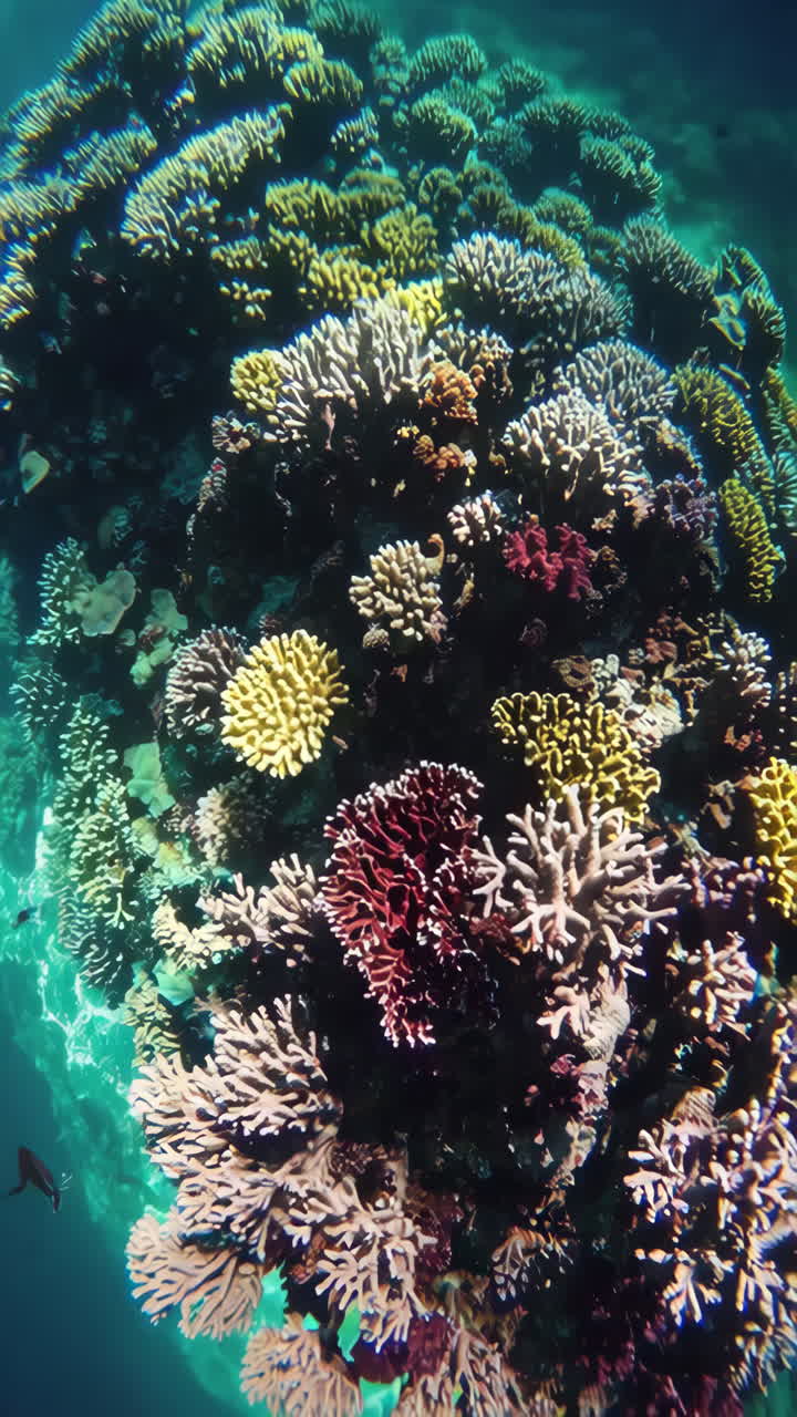 Barriera corallina colorata nel Mar Rosso