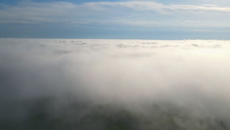 flying in the clouds flying in the clouds. the clouds are moving on camera. flying through the cloud