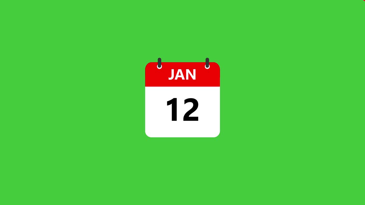 Calendar dates in January