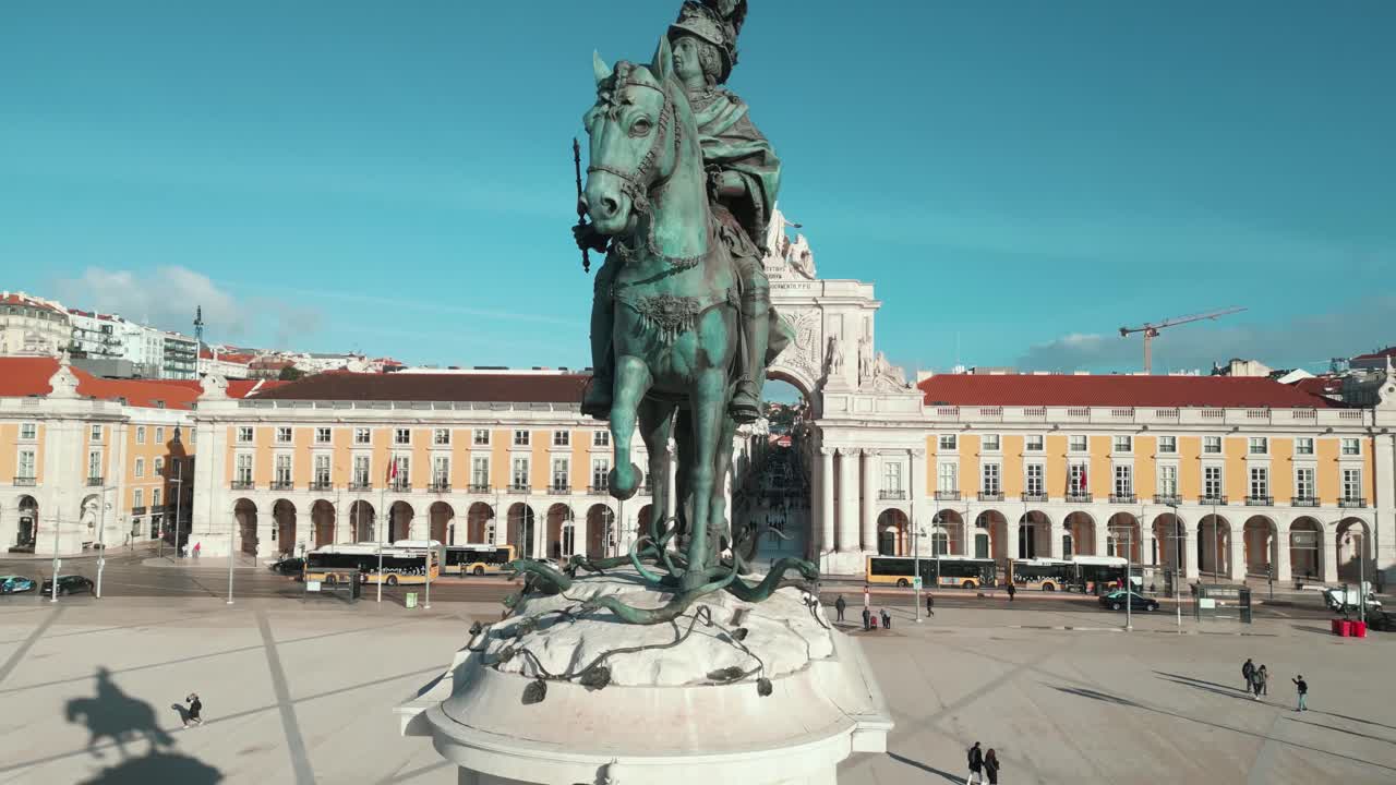 Praça do Comércio a Lisbona, Portogallo