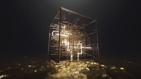 abstract golden geometric structure