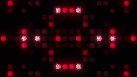Rote-Runde-LED-Wandleuchten-VJ-Loops-4k