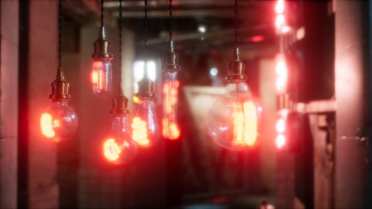 vieja bombilla incandescente retro vintage