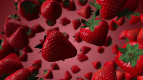 strawberries (slow motion)