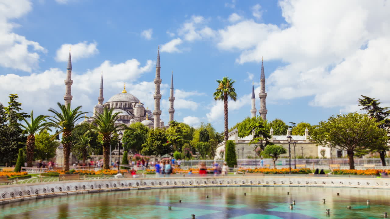 la mezquita azul en estambul, turquía