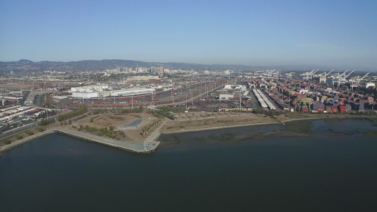 судоходные пути сан-франциско калифорния вдоль северо-западной оконечности окленда