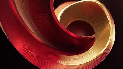 abstract red and gold swirl