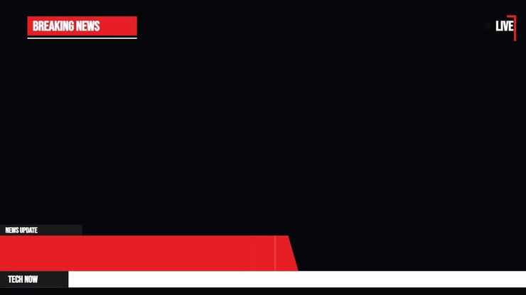 Breaking News grafik-skabelon til Lower Third i udsendelse