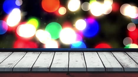animación de puntos de luz multicolores parpadeantes sobre un fondo negro