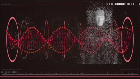 Animation-of-dna-strand-and-data-processing-with-human-body-formed-with-exploding-particles
