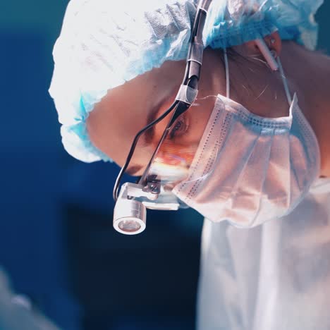 portrait of doctor during surgery