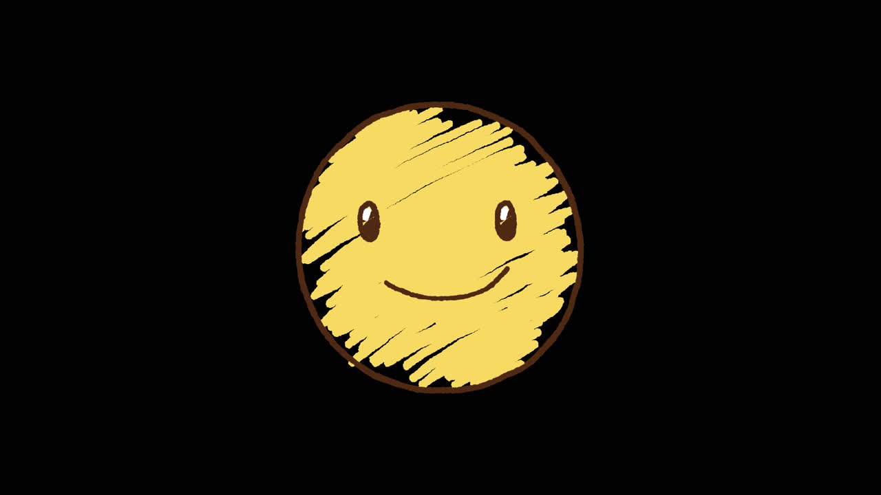 혀로 미소 짓는 얼굴