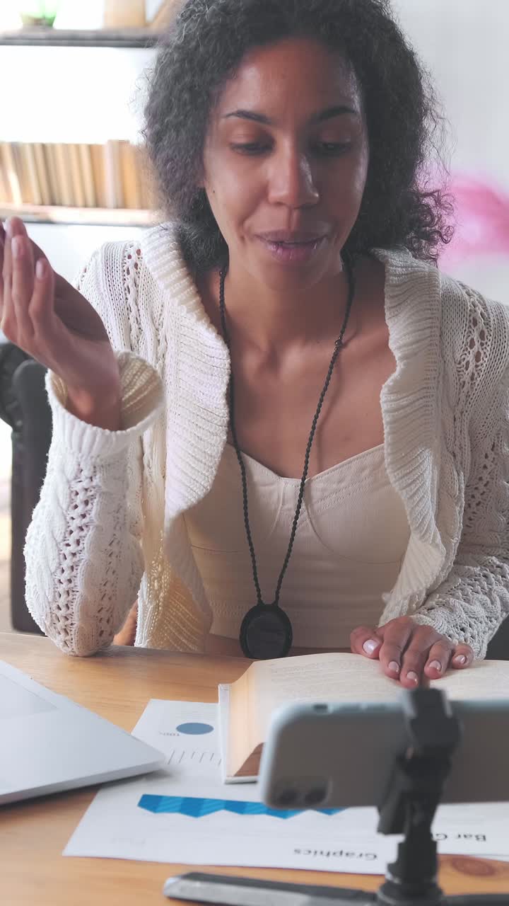 Engaging online discussion in a cozy workspace during a sunny afternoon