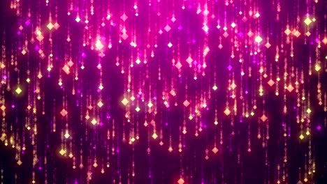 abstracto caída chispa lluvia glamour fondo para pantallas led. animación hd con partículas.