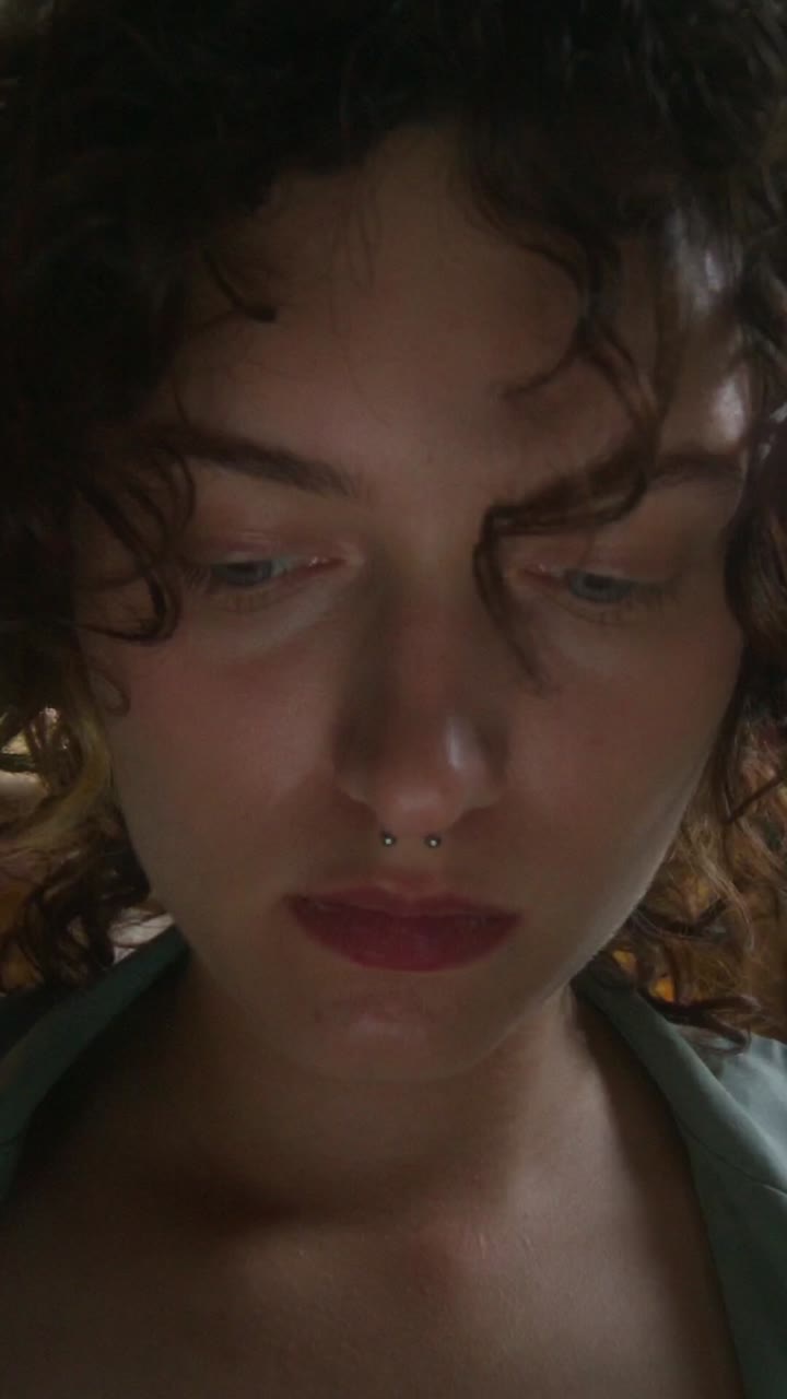 retrato en primer plano de una mujer