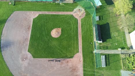 sky rotation over baseball field in germany