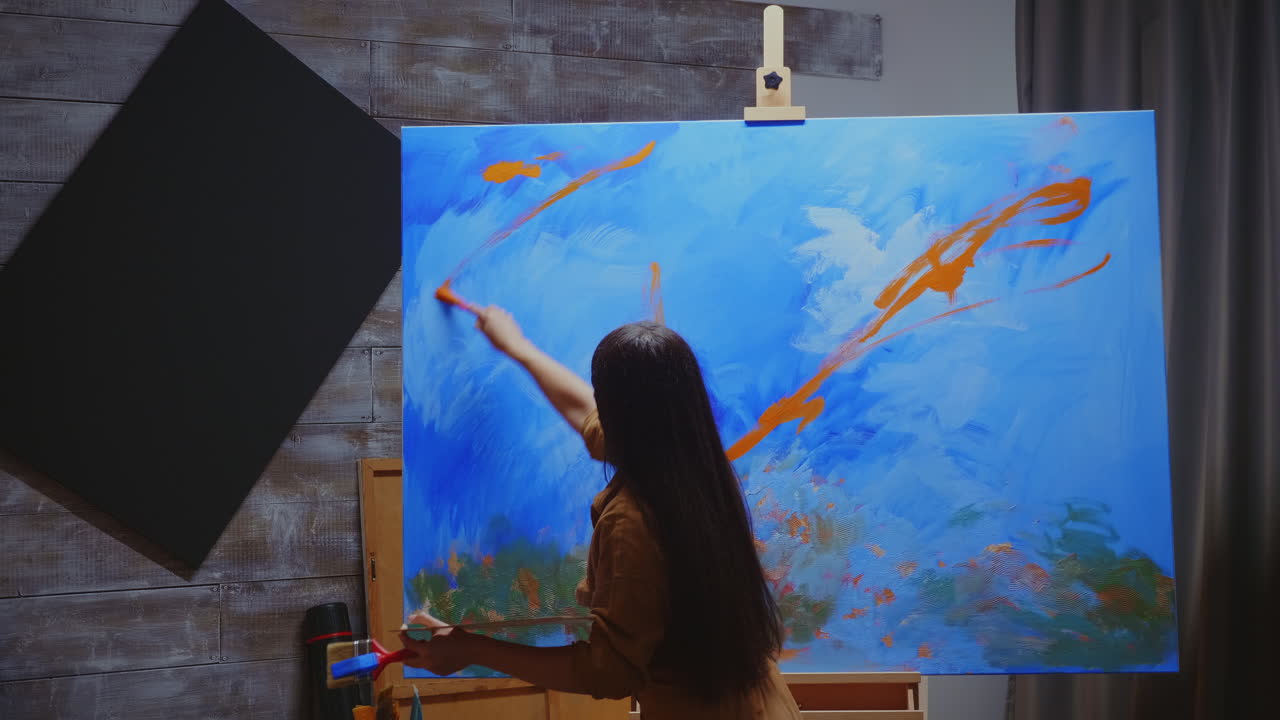 젊은 예술가의 드러난