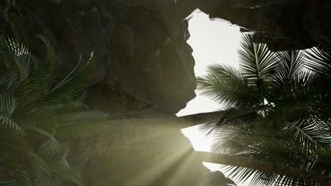 Sonnenlicht-In-Der-Geheimnisvollen-Höhle