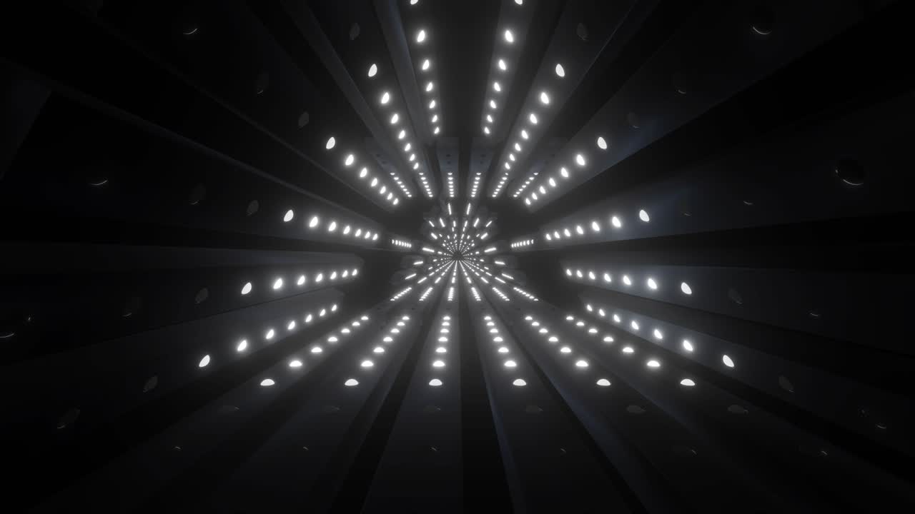 Futuristic Glowing Tunnel