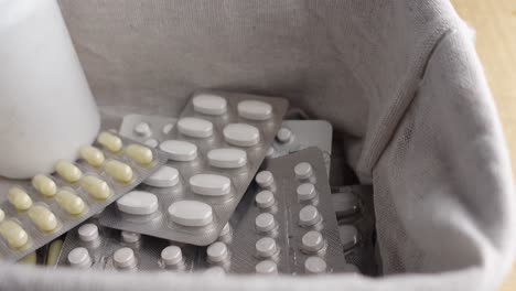assorted medications in containers