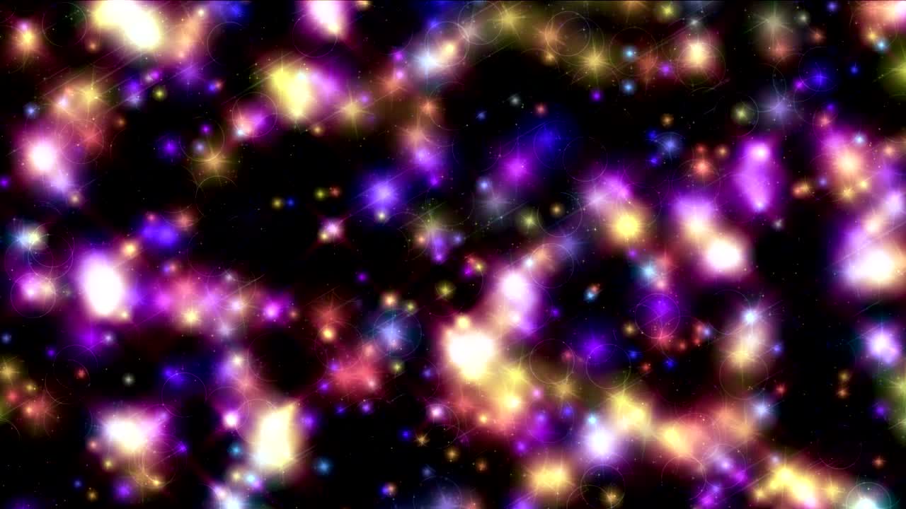 stelle colorate fuochi d'artificio scintillanti 4k