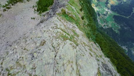 lake lagazzuolo in valmalenco valley of valtellina in summer season, northern italy