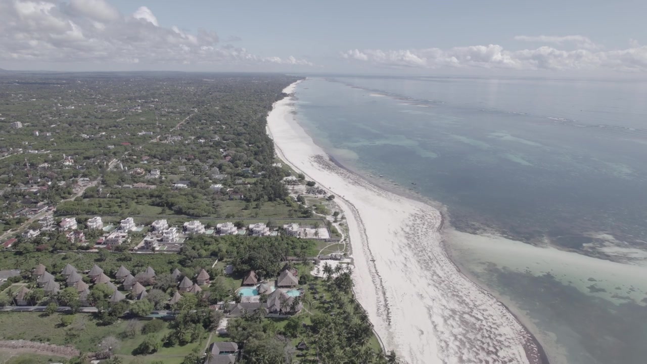 Bãi biển Diani, Kenya quay bằng flycam