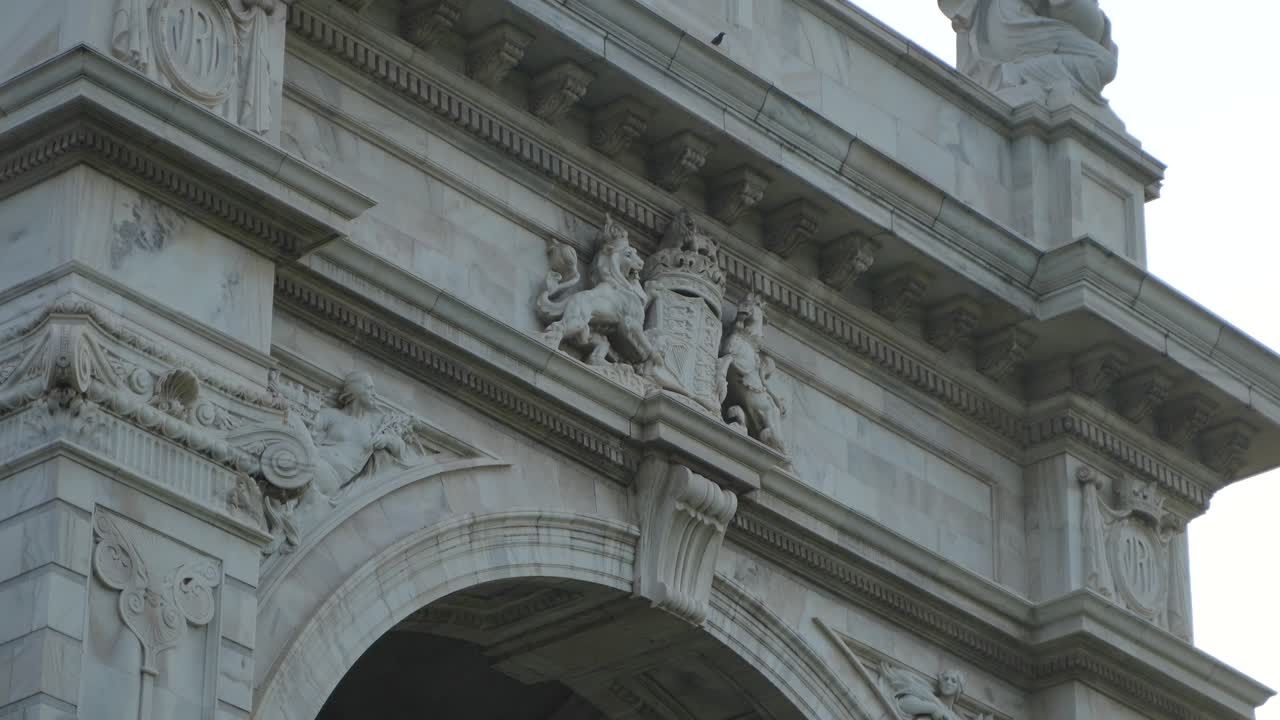 Architectural Details of the Victoria Memorial in Kolkata
