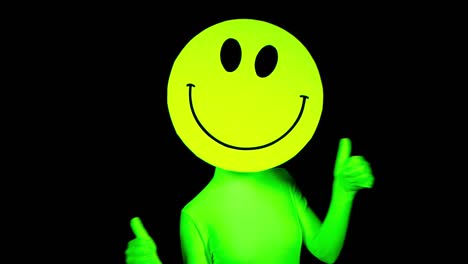 smiley morph traje hombre 17
