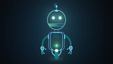 Animation-of-ai-robot-icon-on-black-background