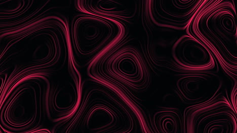 Bold-and-striking-red-swirls-dance-on-black-background