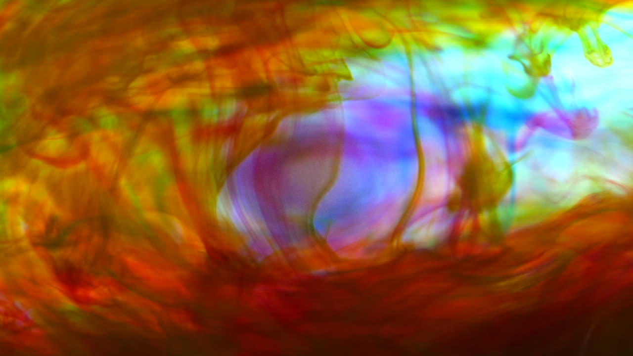 arte abstracto de pintura de color de agua