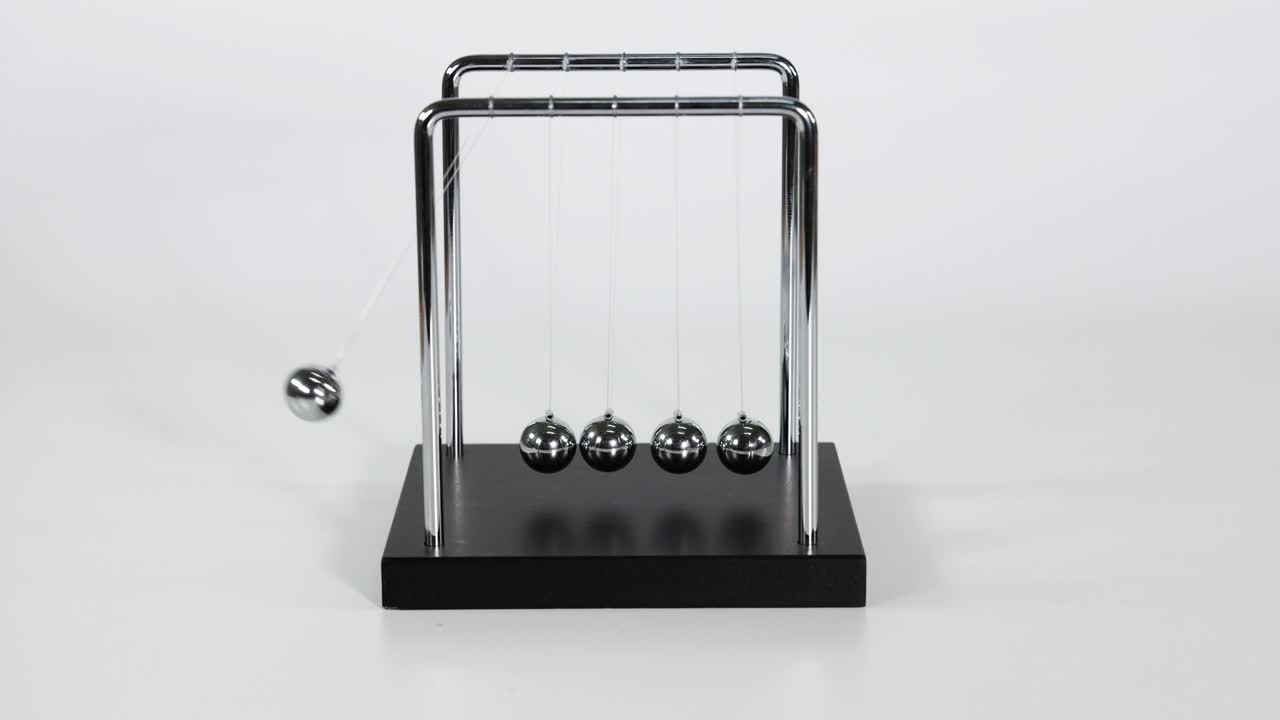 뉴턴의 요람에서 구들의 순차적인 움직임