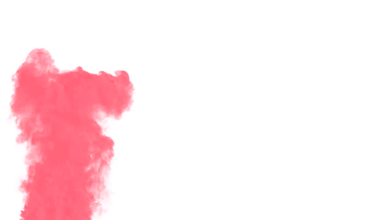 색 배경에 추상적인 색의 연기, 비디오 애니메이션, 울트라 hd 4k