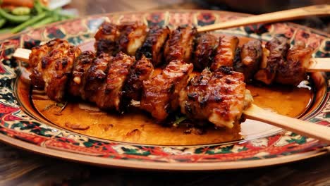 delicious grilled chicken skewers