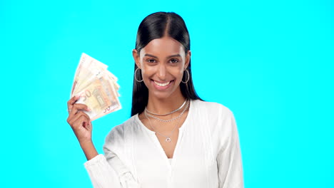 Rich,-happy-and-face-of-a-woman-with-money