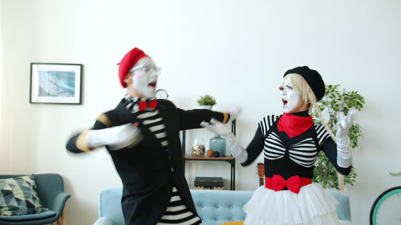 Mime Artists in Performance