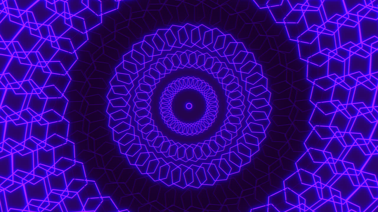 Abstract blue circular pattern design with intertwining lines creating a visually appealing and versatile background ideal for various design projects