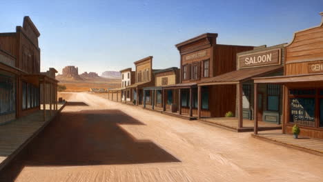 wild west town