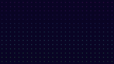 an aesthetically pleasing image featuring a pattern of small blue and green dots on a black background, arranged in a grid formation