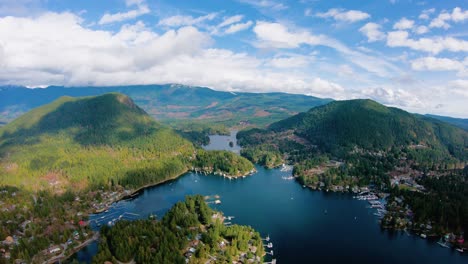 gunboat bay bc sunshine coast aerial view