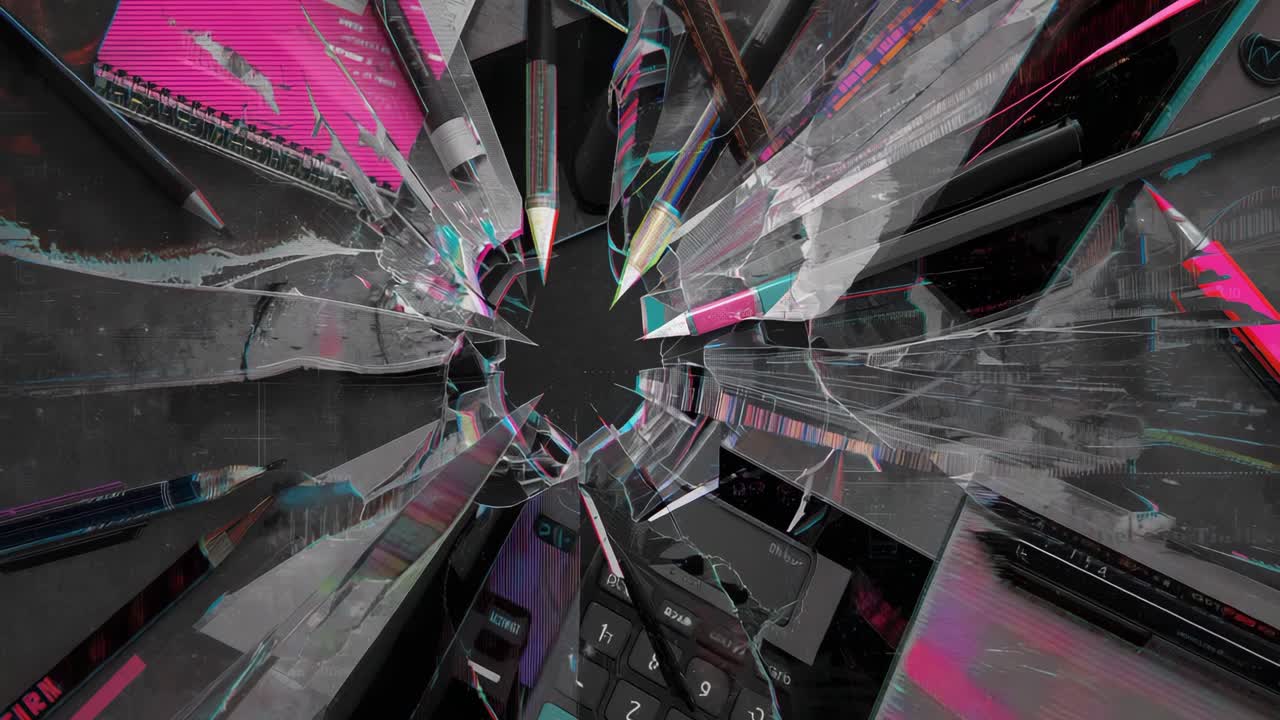 Shattered Office Supplies