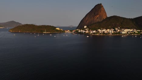 panning right, baía de botafogo, sugarloaf mountain, idyllic landmark